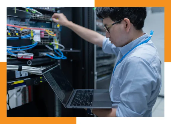 denpro network engineering deploying a network in a server room